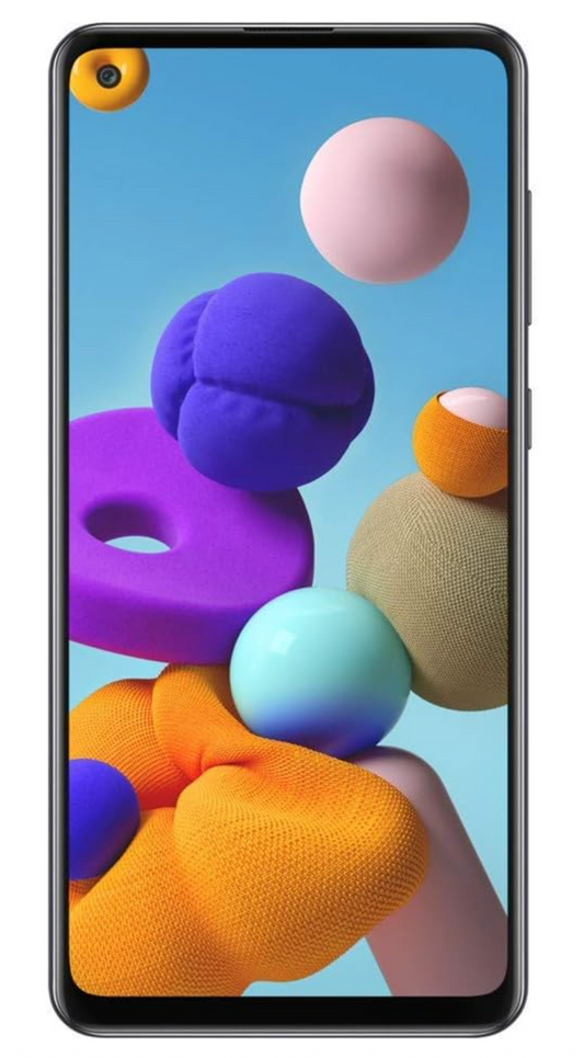 Samsung Galaxy A21S 4GB+128GB SM-A217M/DS (Black) (Renewed)