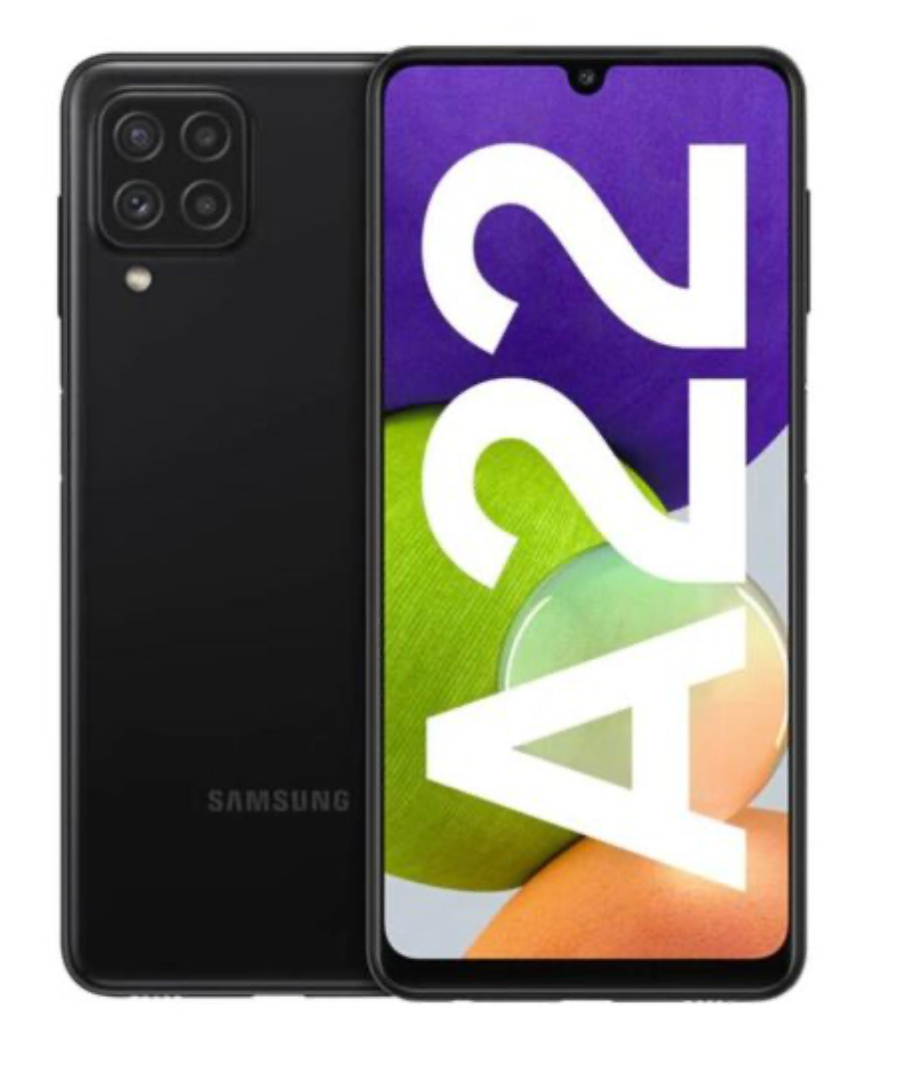 Samsung Galaxy A22 (5G) 128GB Unlocked - Black (Renewed)