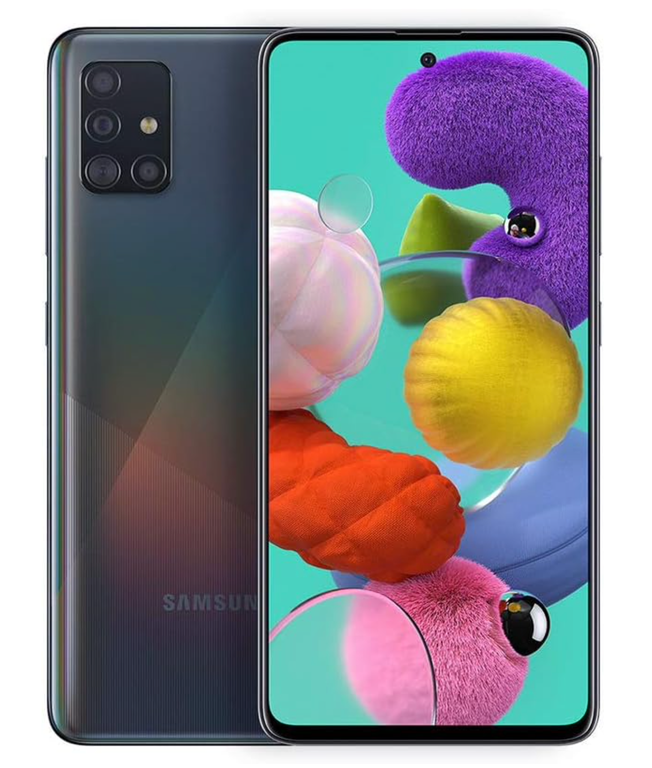 Samsung Galaxy A51 (SM-A515F/DS) Dual SIM 128GB,4GB RAM GSM Factory Unlocked (Black, Renewed)