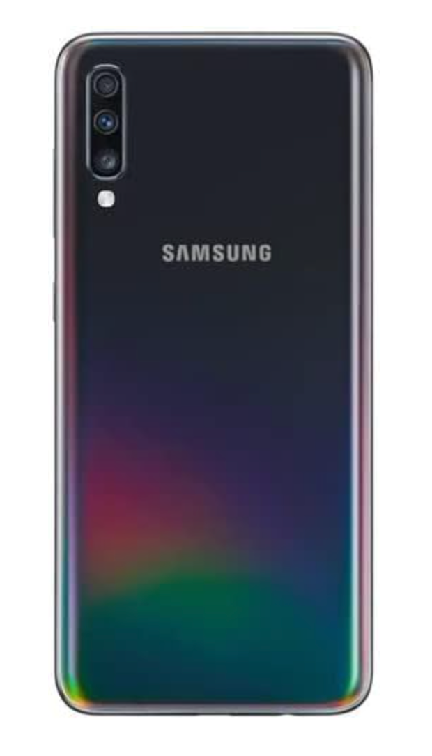 Samsung Galaxy A70 128GB (Canadian Model) A705W 6.7" Display Triple Camera 32MP Unlocked Phone Black (Renewed)