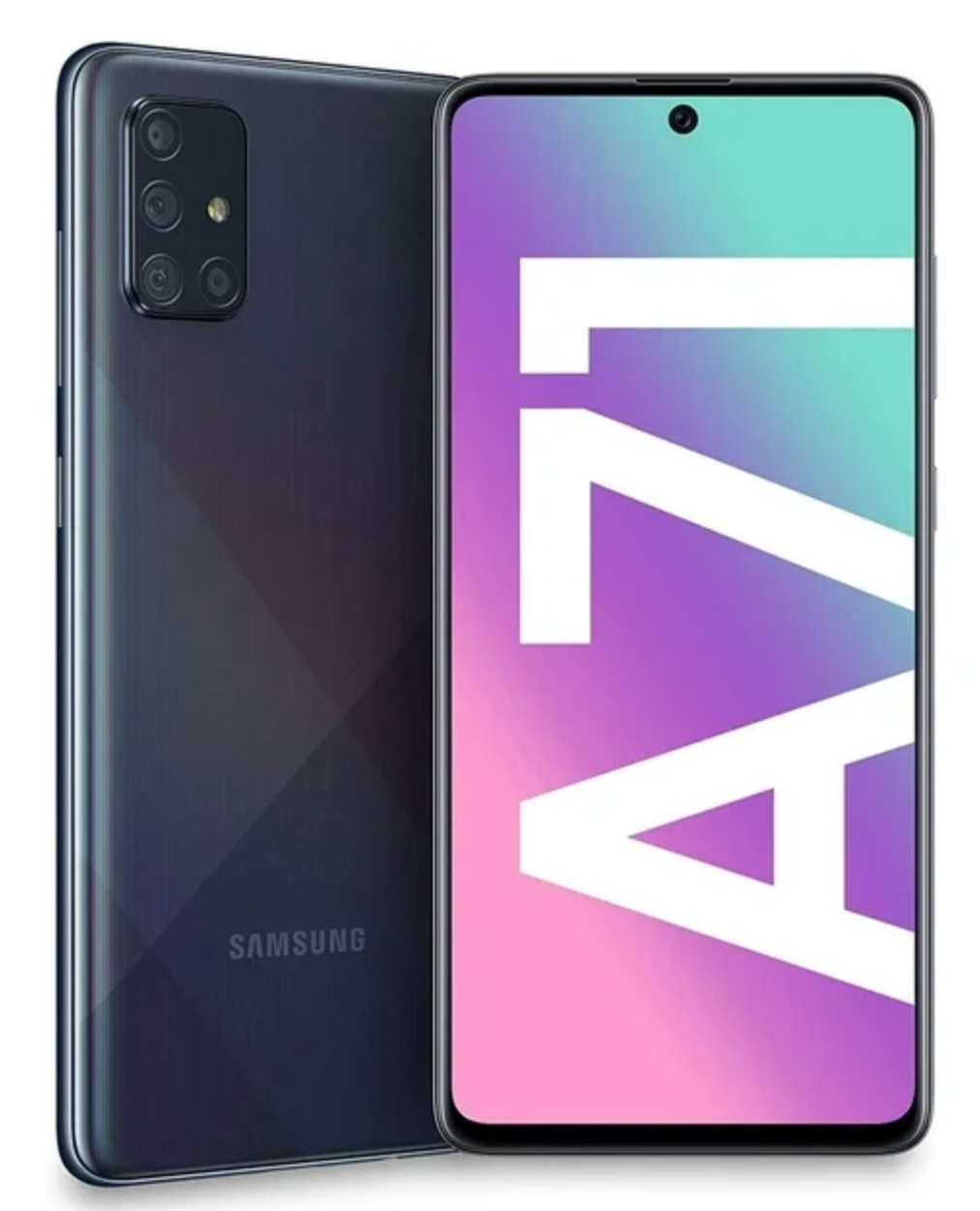 Samsung Galaxy A71 (5G) 128GB 6.7" Display Quad Camera 64MP - Black (Renewed)