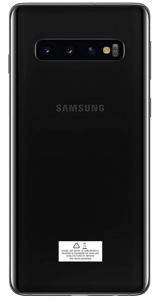 Samsung Galaxy S10 128GB Prism Black 8GB RAM Canadian Model G973W Unlocked (Renewed)