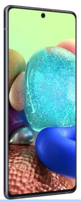 Samsung A71 (5G) 128GB 6.7" Display Quad Camera 64MP - Black (Renewed)