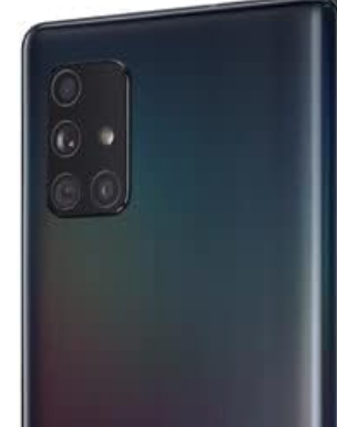Samsung A71 (5G) 128GB 6.7" Display Quad Camera 64MP - Black (Renewed)