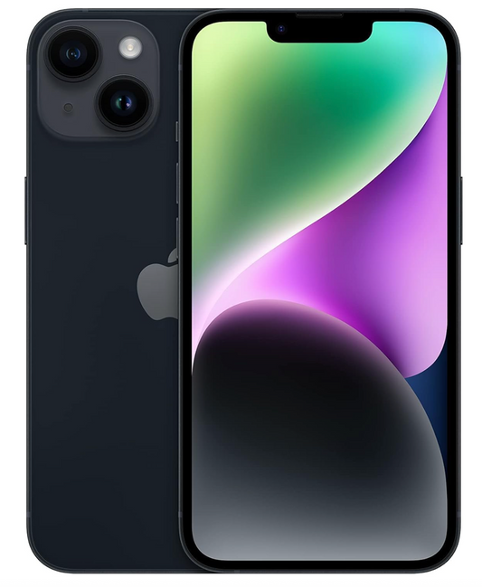 Apple iPhone 14, 128GB, Midnight - Unlocked (Renewed)