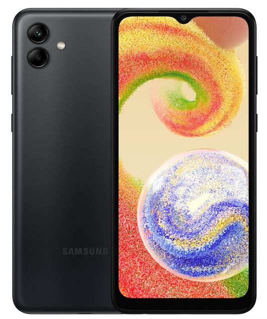Samsung Galaxy A04 Dual SIM 32GB 3GB RAM Black (Renewed)