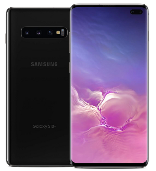 Samsung Galaxy S10+ Plus 128GB (Canadian Model) G975W Unlocked Phone Prism Black (Renewed)